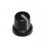Knop Zwart Grijze Pijl 12mm
