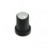 Knop Zwart Grijze Dop 11mm
