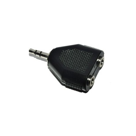 Adaptor Jack 3,5mm Stereo naar 2x Jack 3,5mm Contra Stereo