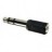 Adaptor Jack 6,3mm Stereo naar Jack 3,5mm Contra Stereo