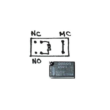 Mini Relais 1x wissel (5V)