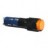 Druk Toets 2x Wissel Rond met LED Oranje