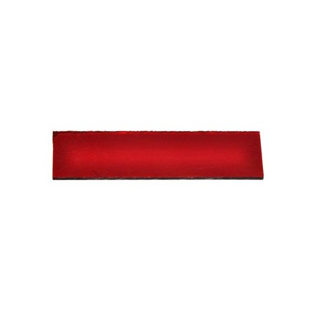 Venster "Glas" 60 x 15,4 Rood