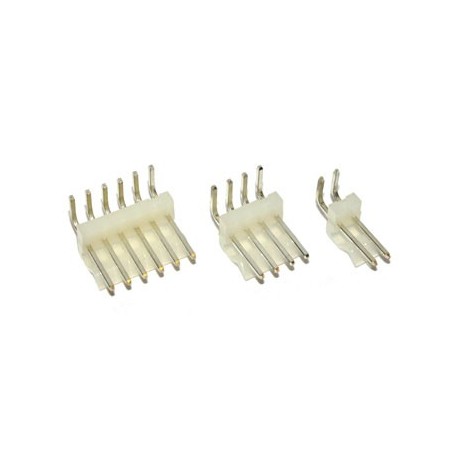 Pin Connector 3,96mm 2 pin Print Haaks