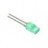 Platte LED 2 x 5mm Groen nr2