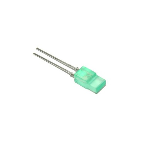 Platte LED Groen 2 x 5mm