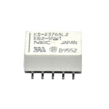 Mini Relais 2x wissel (12V) SMD