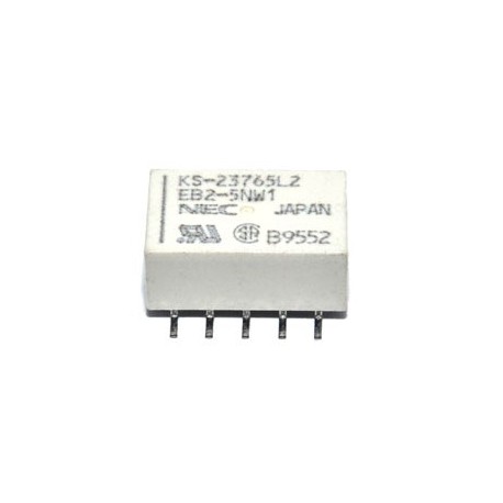 Mini Relais 2x wissel (12V) SMD