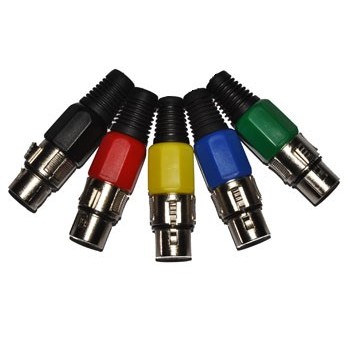 XLR Plug 3p Male Blauw