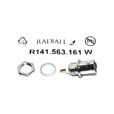 BNC Chassisdeel 50Ω (Ind) Radiall