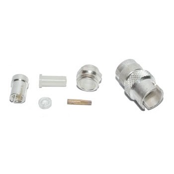 BNC mini Plug female 50Ω Krimp