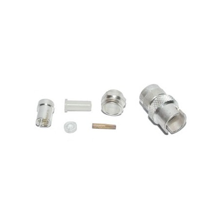 BNC mini Plug female 50Ω Krimp