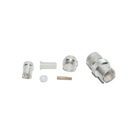 BNC mini Plug female 50Ω Krimp