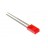 Platte LED Rood 2,32 x 4,8mm