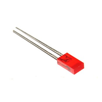 Platte LED Rood 2,32 x 4,8mm