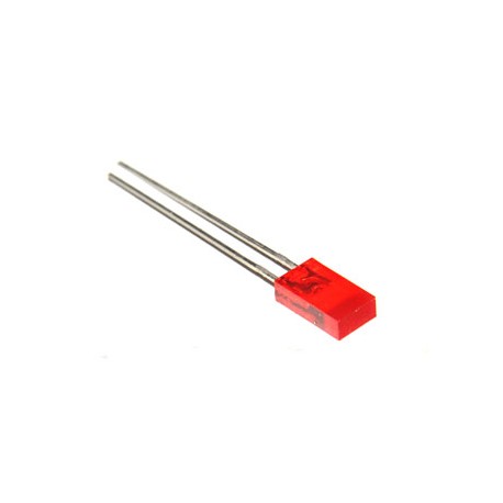 Platte LED Rood 2,32 x 4,8mm