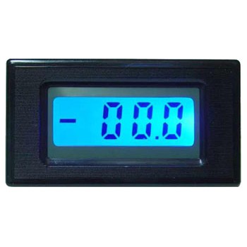 LCD Paneelmeter 13mm met Backlight