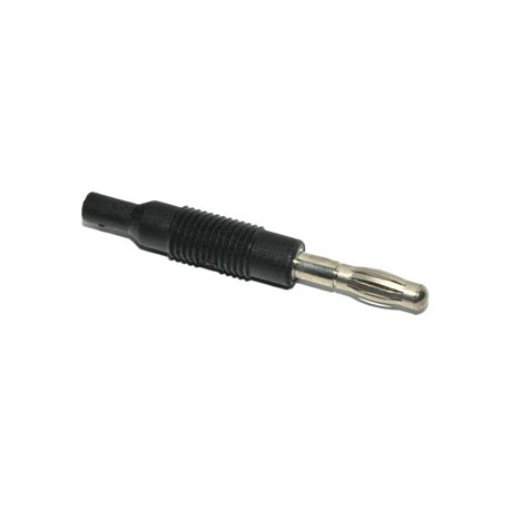 Adapter Banaan 2mm (female) naar 4mm (male) Zwart