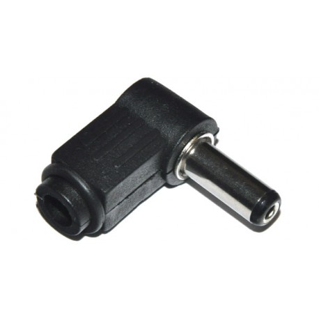 Voedings Plug 2,1mm (5,5mm) Lang Haaks