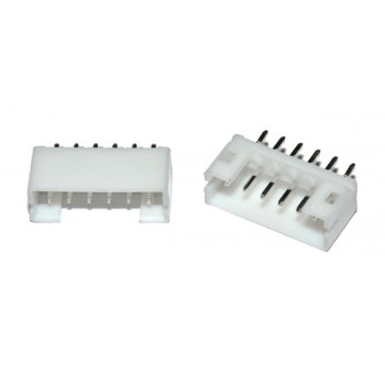 PH Connector 2mm 6 pin Socket Recht