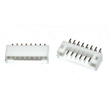 PH Connector 2mm 8 pin Socket Recht