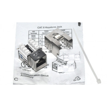 RJ45 Chassisdeel Cat 6