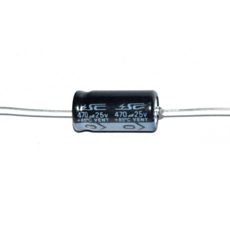 Axial 470uF 25V