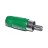 Cinch/Tulp male Plug Groen