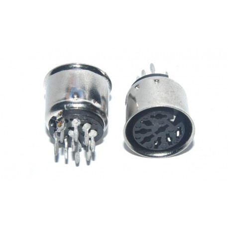 DIN Chassisdeel 8 polig 270° Print