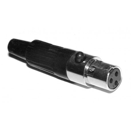 Mini XLR Plug 4p Female