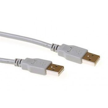 USB 2.0 connection cable USB A male - USB A male 2 m