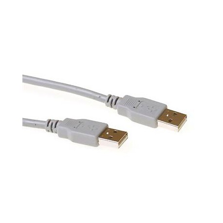 USB 2.0 connection cable USB A male - USB A male 2 m