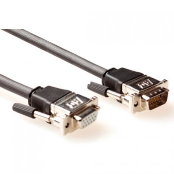 SVGA, M-M VGA kabel Zwart 2m