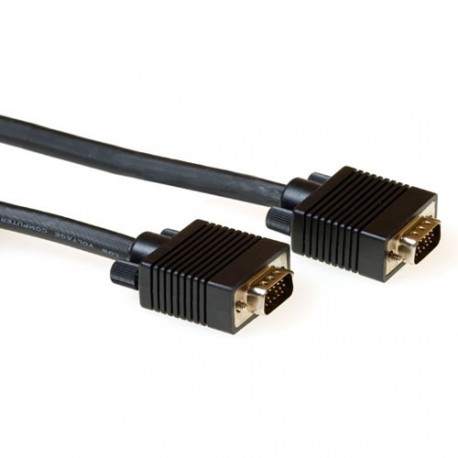 SVGA, M-M VGA kabel (D-Sub) Zwart 2m