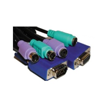 3-in-1 verlengkabel VGA & 2x PS/2 aansluitingen 5m