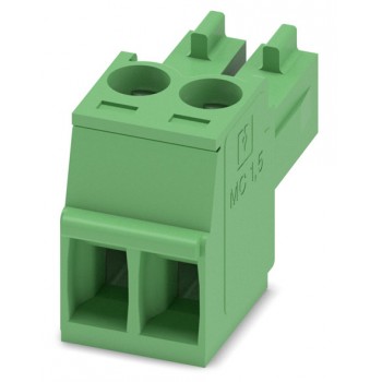 Printkroonsteen Raster 3,81mm 2 polig Connector