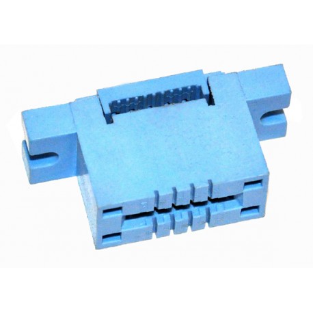 PCB Edge Connector 2x 5 contacten 2,54mm Chassis Bandkabel
