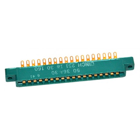 PCB Edge Connector 2x 18 contacten 3,96mm Chassis