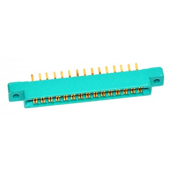 PCB Edge Connector 2x 15 contacten 3,96mm Chassis