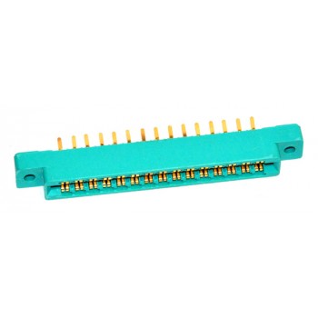 PCB Edge Connector 2x 15 contacten 3,96mm Chassis