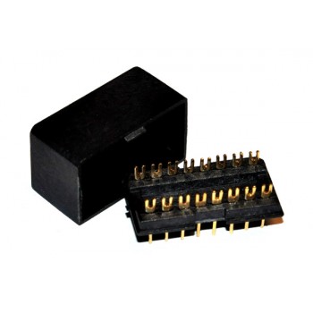 DIL Connector 16 pin Verguld (4)