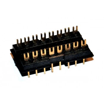 DIL Connector 16 pin Verguld (5)