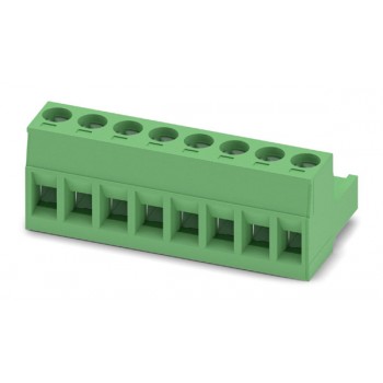 Printkroonsteen 8 polig Connector Raster 5,08mm
