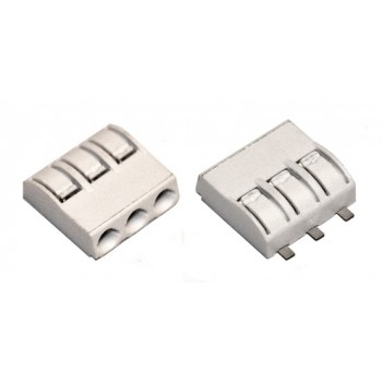 Printkroonsteen raster 4,0mm 3 polig AK4091 SMD