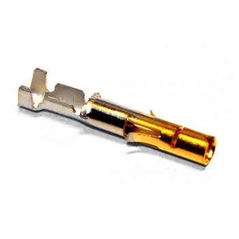 Mate-N-Lok 6,35mm Los Contact Female Goud