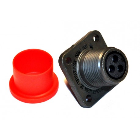 Amphenol 3p Female Chassisdeel MS3102 10SL