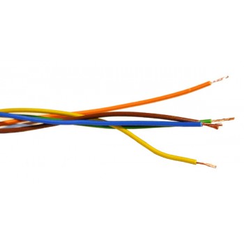 Soepel Montagedraad 0,25 mm² Geel K