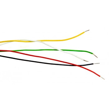 Soepel Montagedraad 0,08 mm² Rood