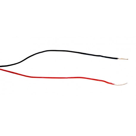 Soepel Montagedraad 0,08 mm² Rood Teflon
