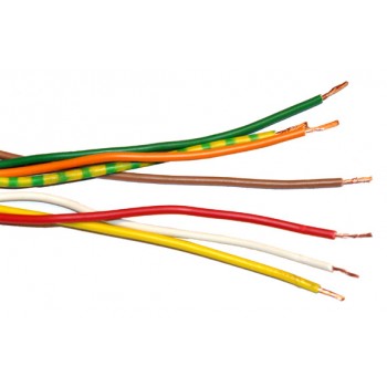Soepel Montagedraad 0,44 mm² Geel